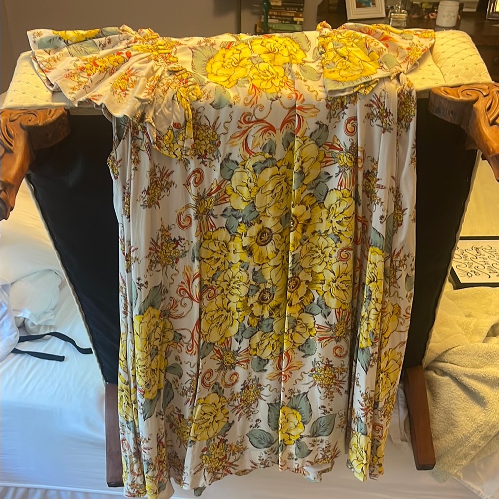 Floral Flutter Sleeve Dress